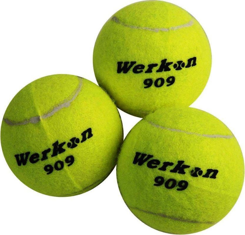 Boite 3 Balls Tennis Werkon