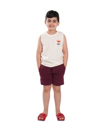 ECRU/BORDO