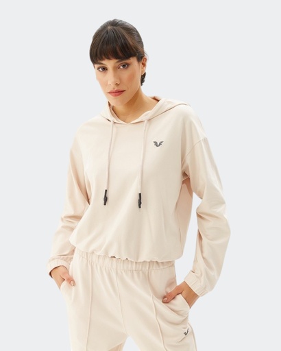 Capuche Bilcee Femme Beige